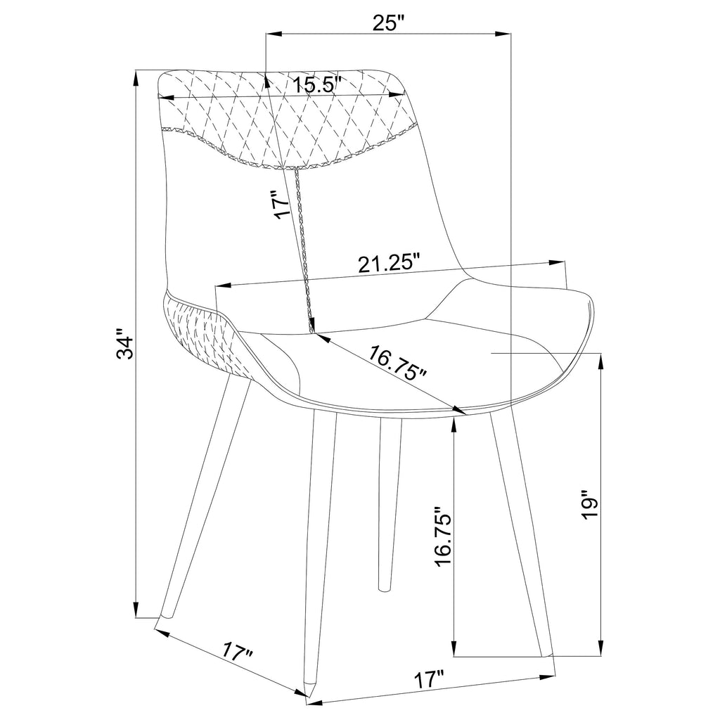 Brassie Swivel Dining Side Chair