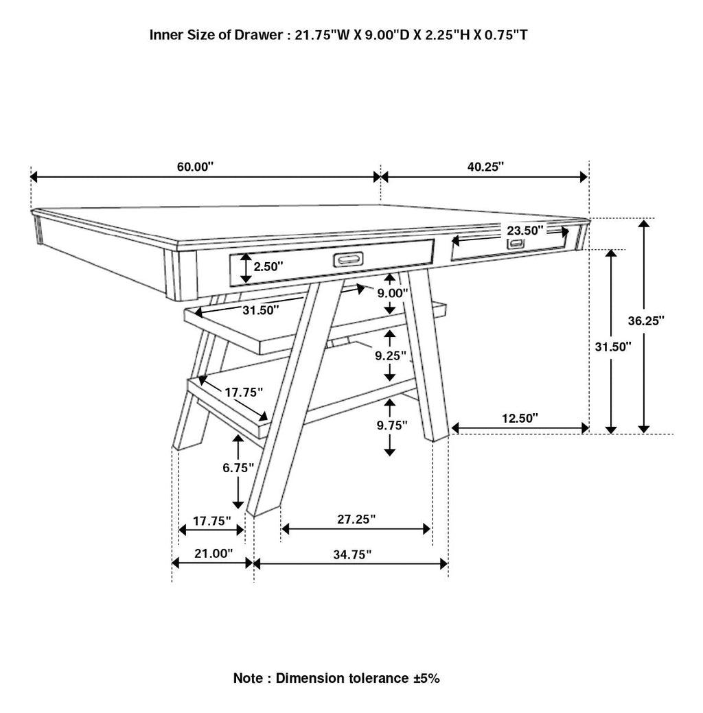 Dewey Counter Height Dining Set