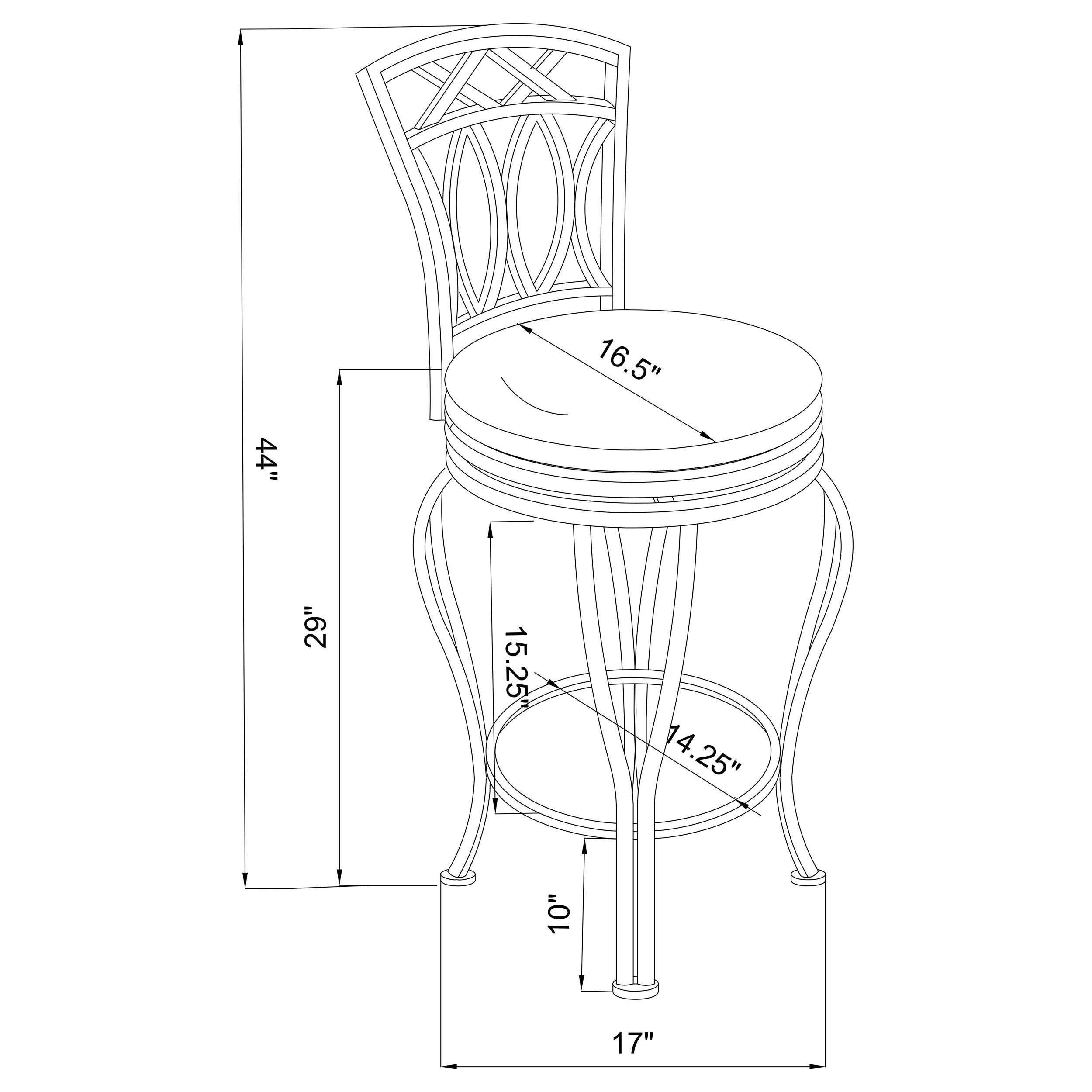 Adamsville Swivel Bar Chair