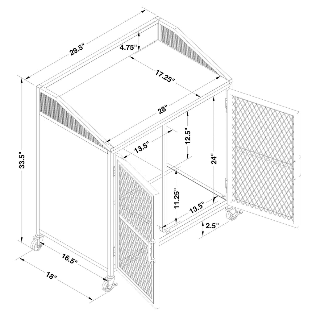 Arlette Bar Cabinet