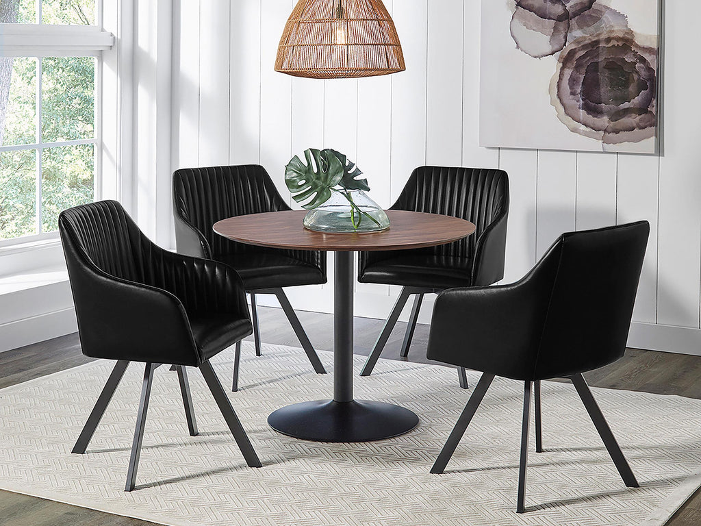 Arika Swivel Dining Arm Chair