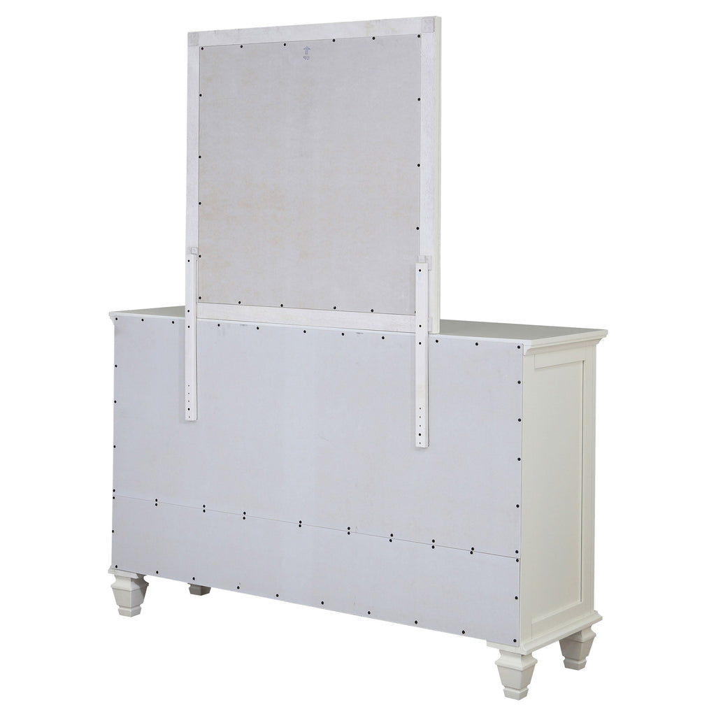 Sandy Beach Dresser with Mirror