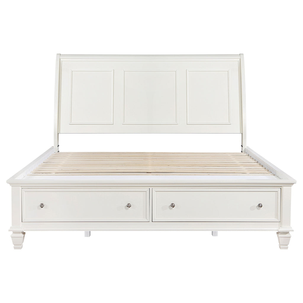 Sandy Beach Panel Platform Storage Bed