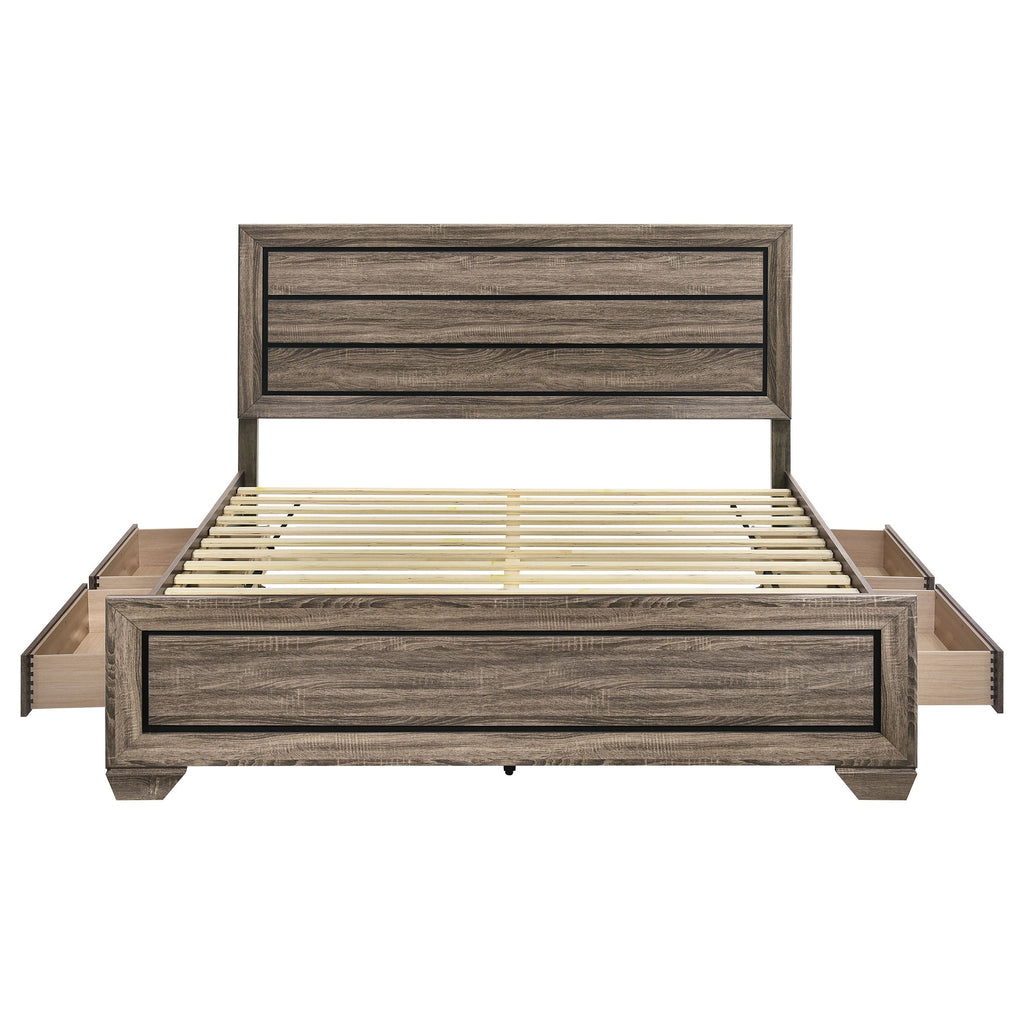 Kauffman Panel Platform Storage Bed