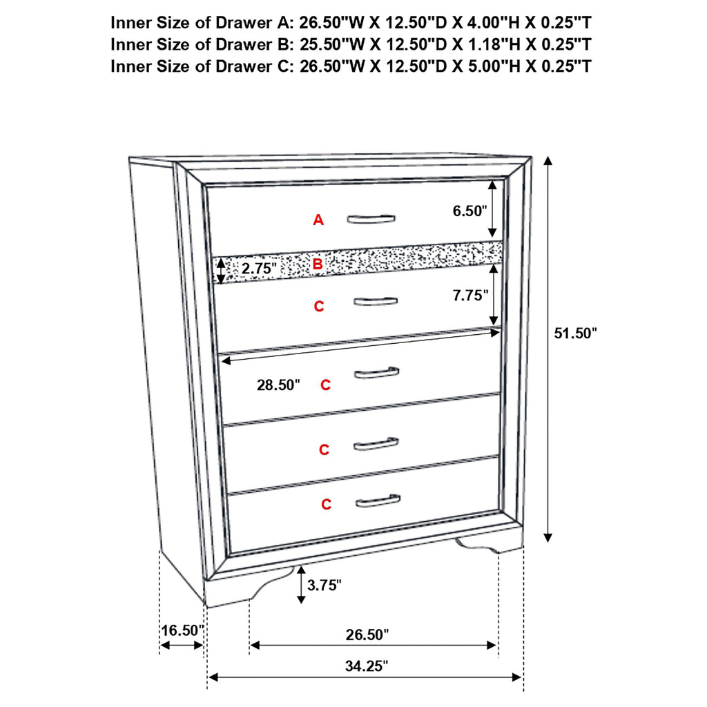 Miranda Chest of Drawers