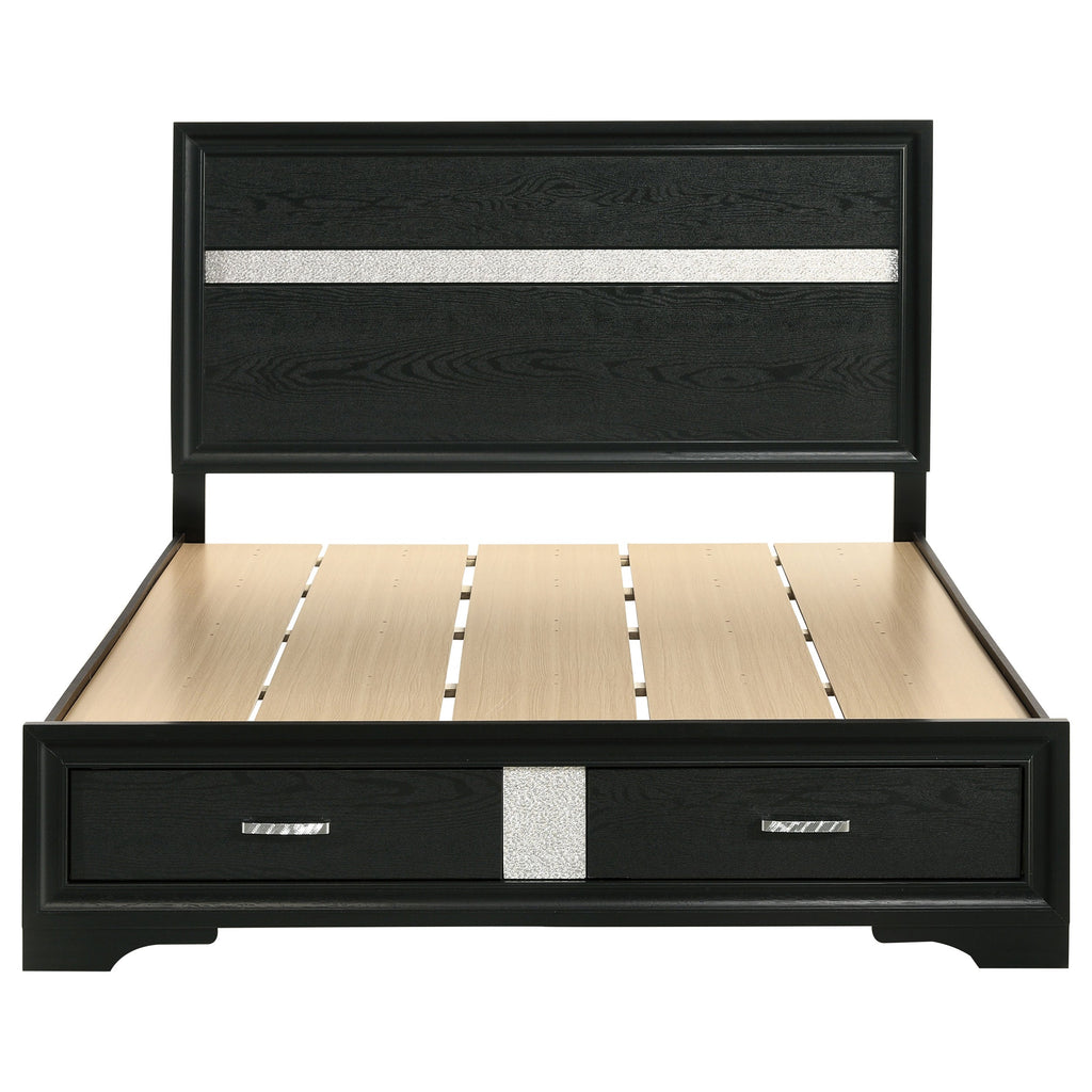 Miranda Panel Platform Storage Bed