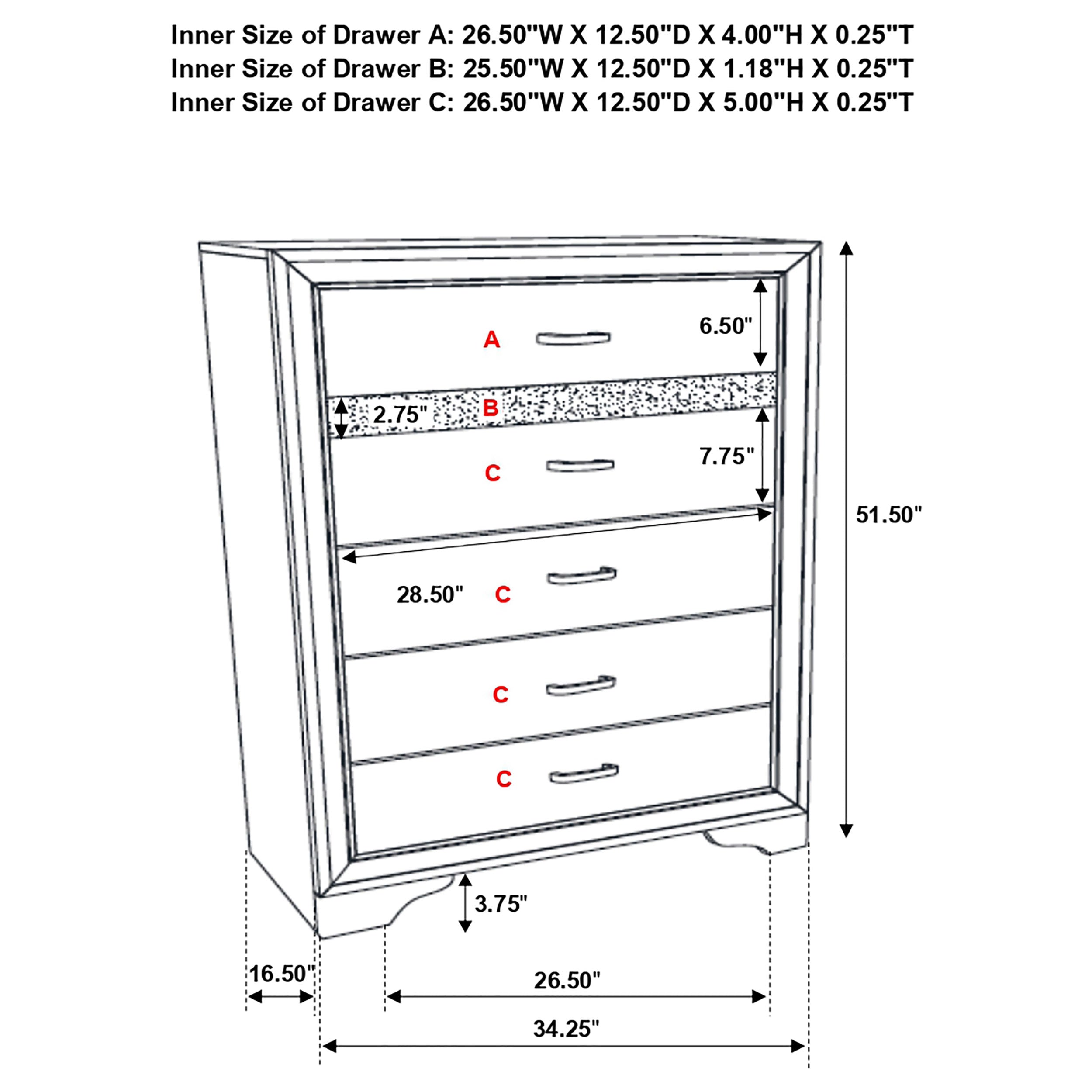 Miranda Chest of Drawers