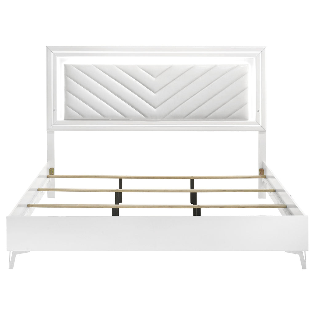 Cassia Panel Bed with LED Lighting