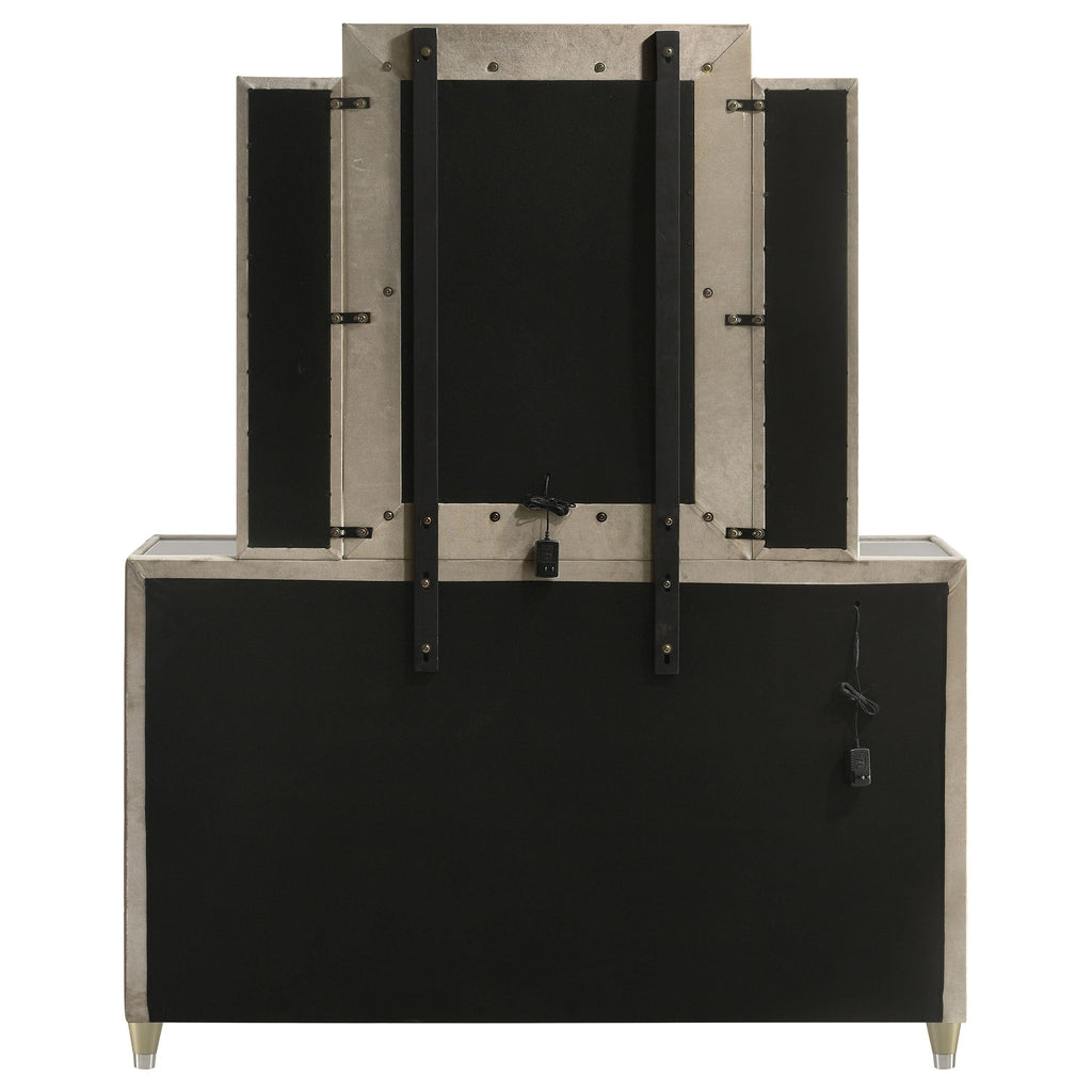 Lorient LED Dresser with LED Mirror