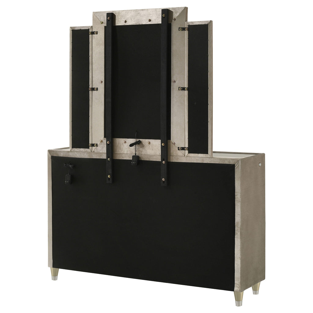 Lorient LED Dresser with LED Mirror
