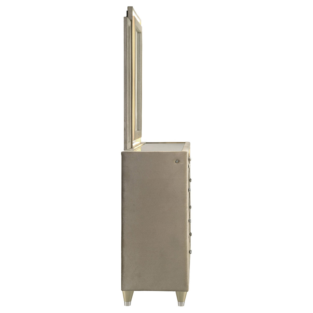 Lorient LED Dresser with LED Mirror