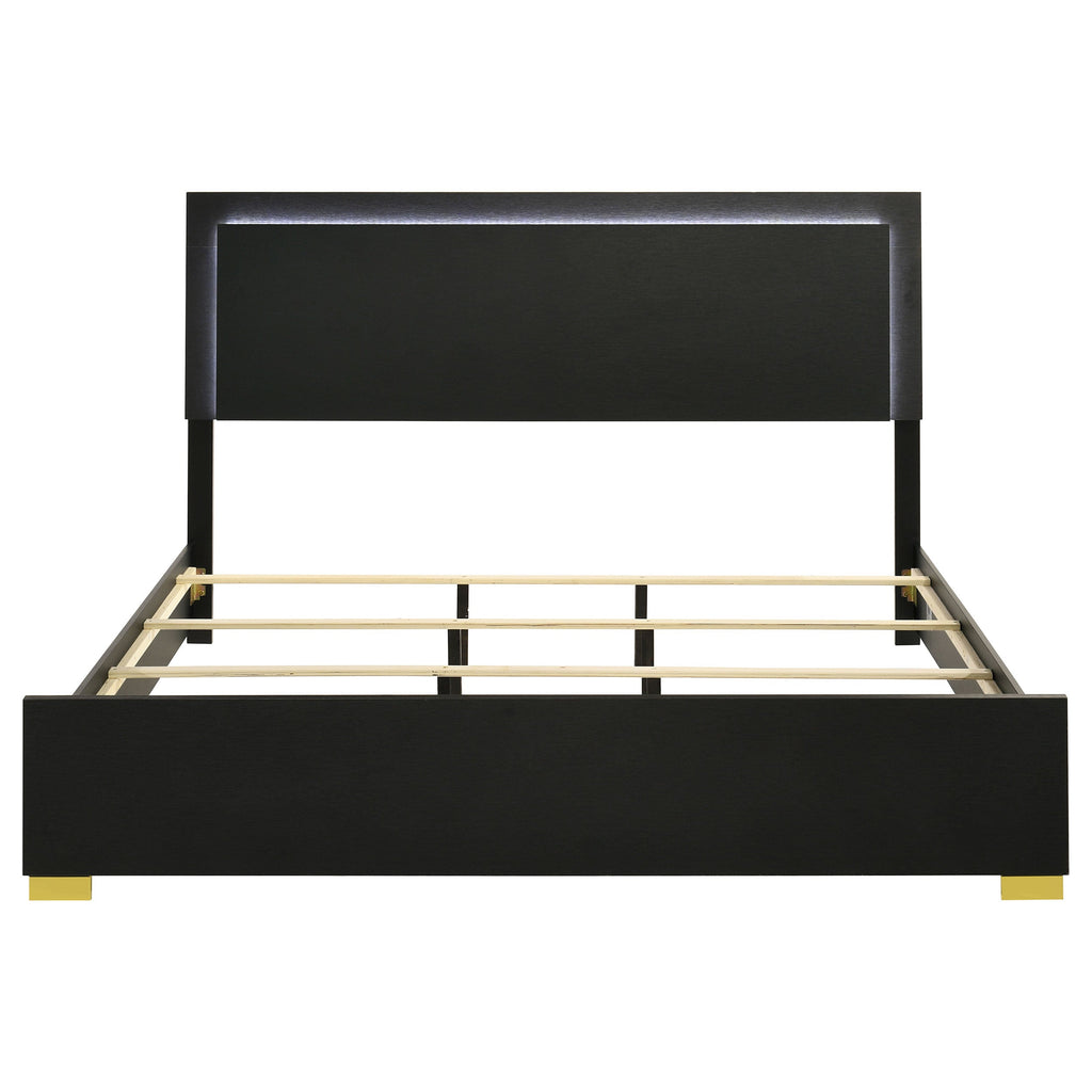Marceline Panel Bed with LED Lighting