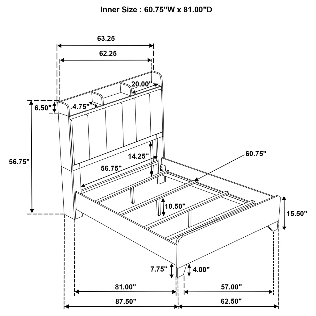 Henderson Bookcase Bed