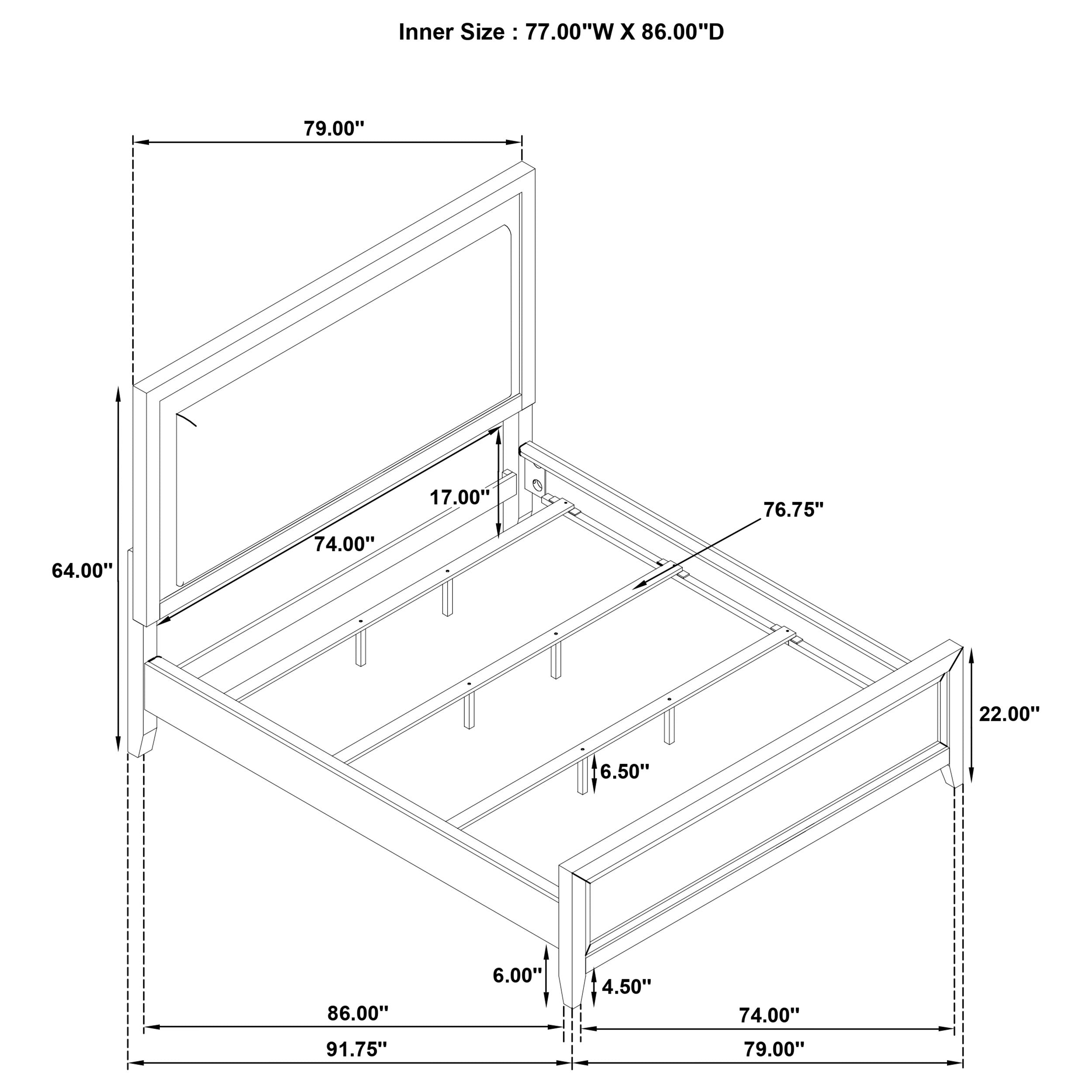 Marielle Panel Bed