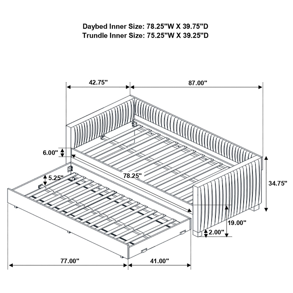 Brodie Daybed with Trundle