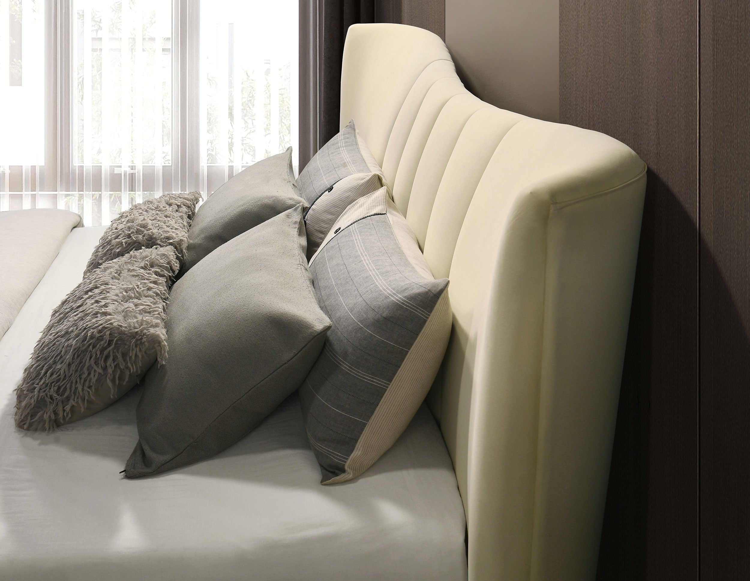 Evelyn Panel Platform Bed