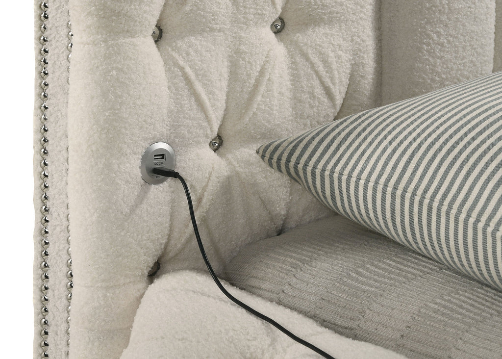 Sonya Panel Floor Storage Bed