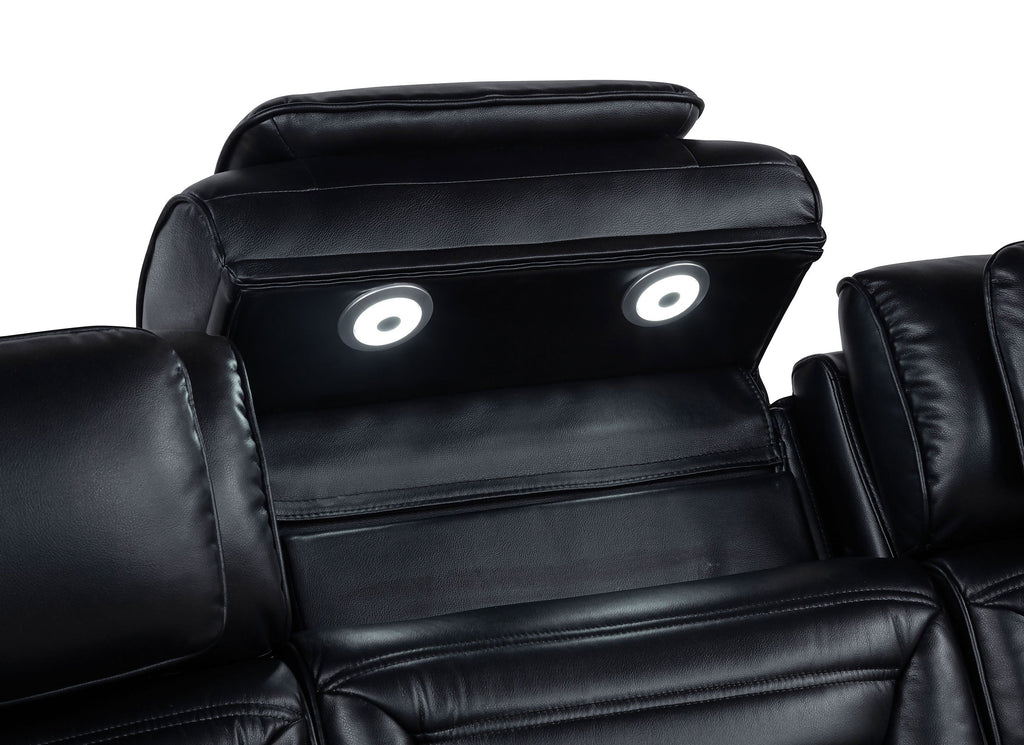 Zuma Dual Power Reclining Loveseat
