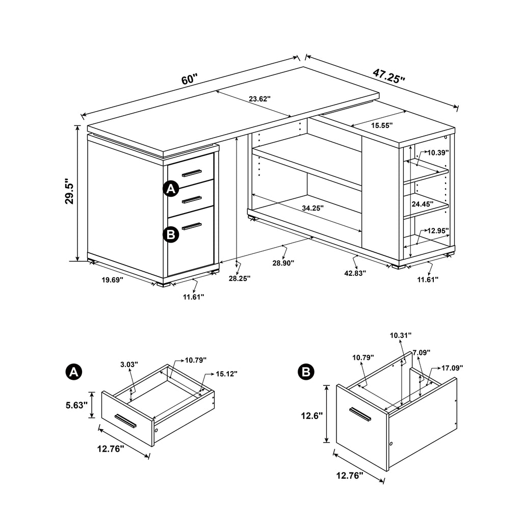 Yvette Computer Desk