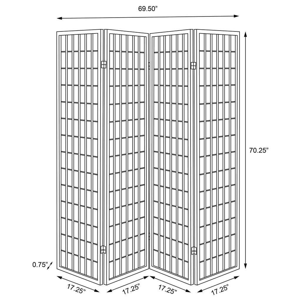 Roberto Four-Panel Room Divider