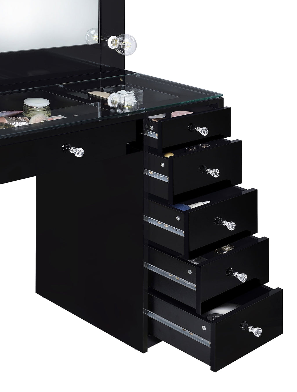 Acena Makeup Vanity Table with LED Mirror