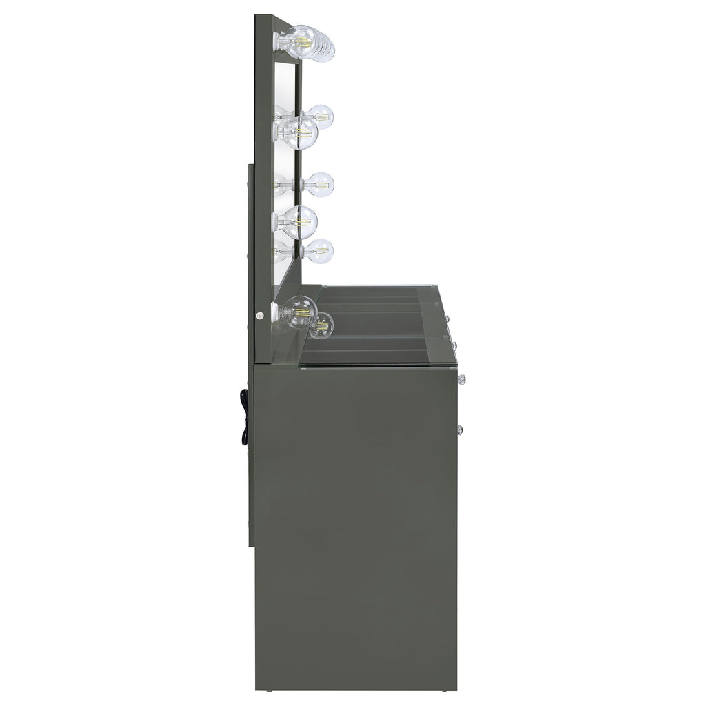 Acena Makeup Vanity Table with LED Mirror