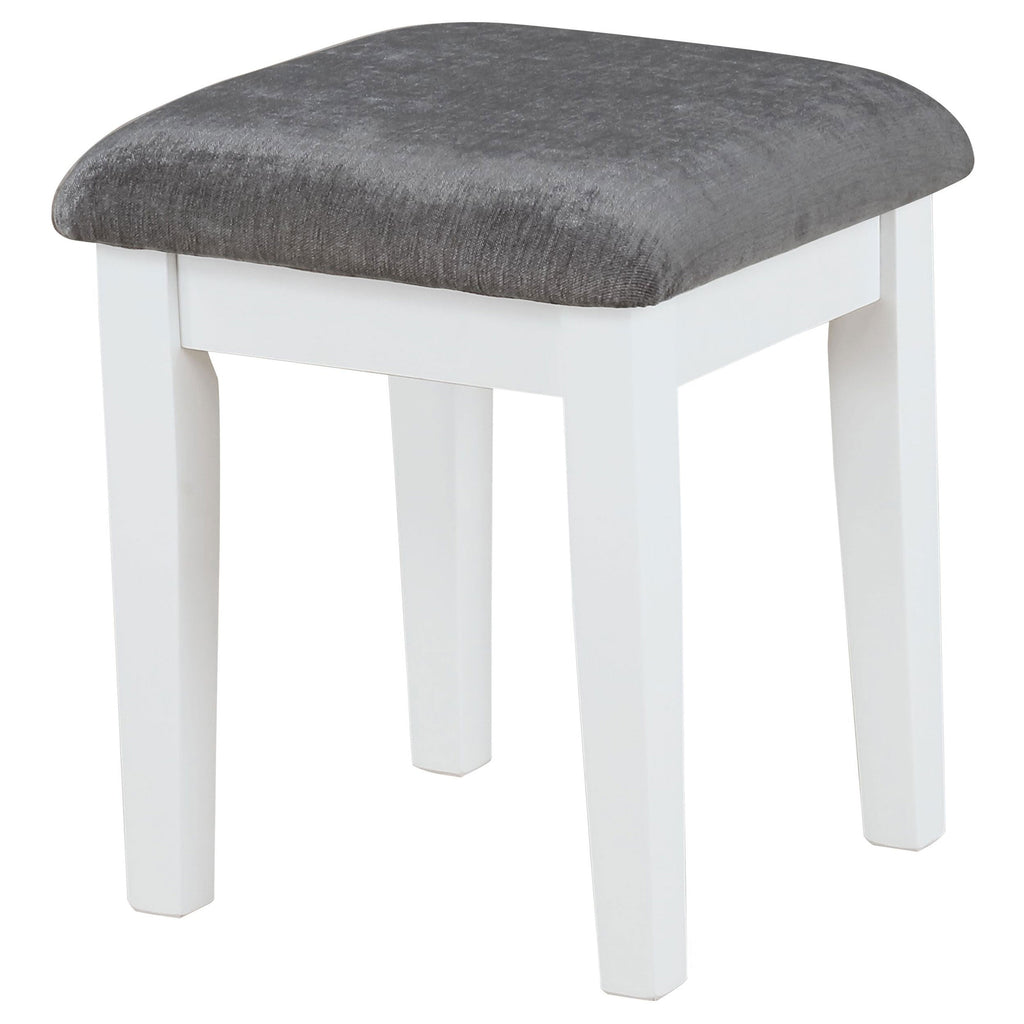 Elijah Makeup Vanity Table with LED Mirror and Stool
