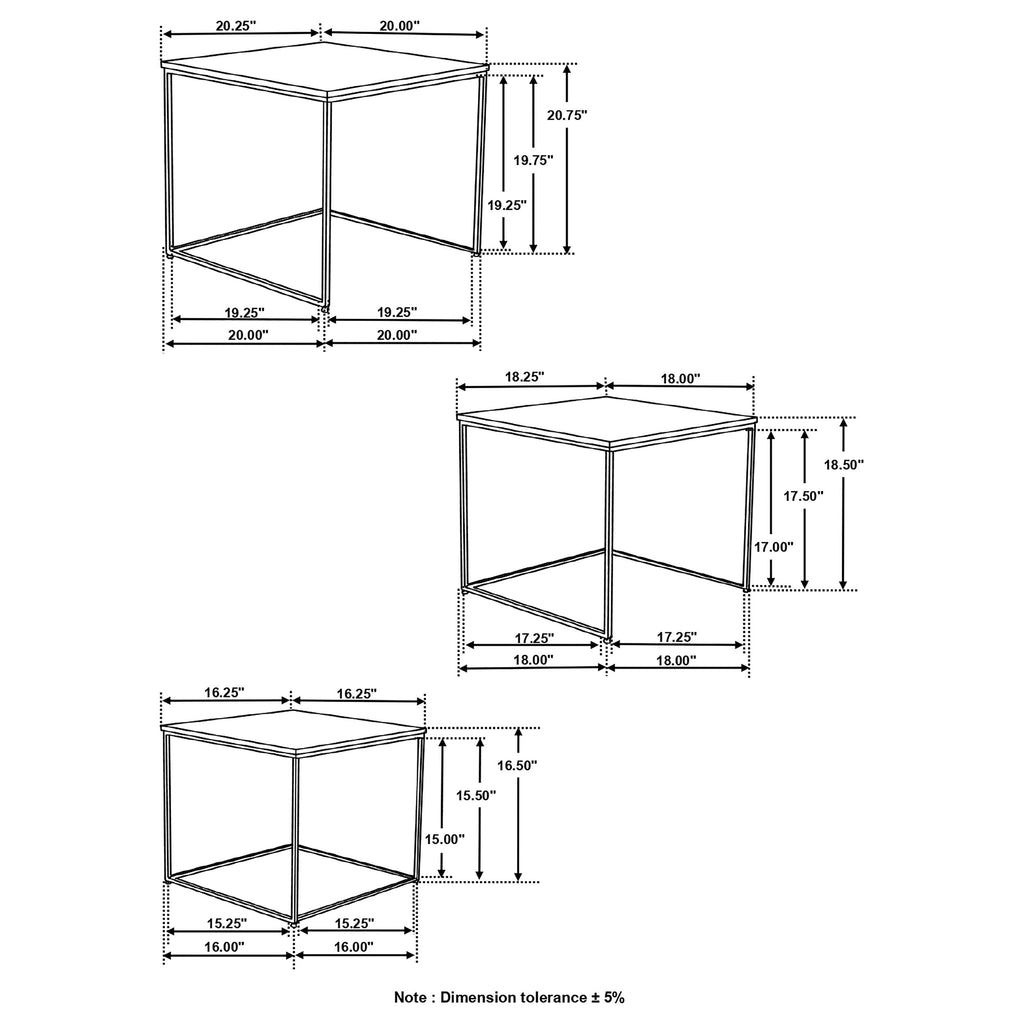 Belcourt Nesting Table Set