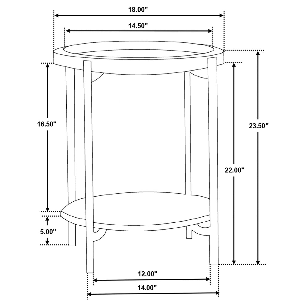 Adhvik End Table