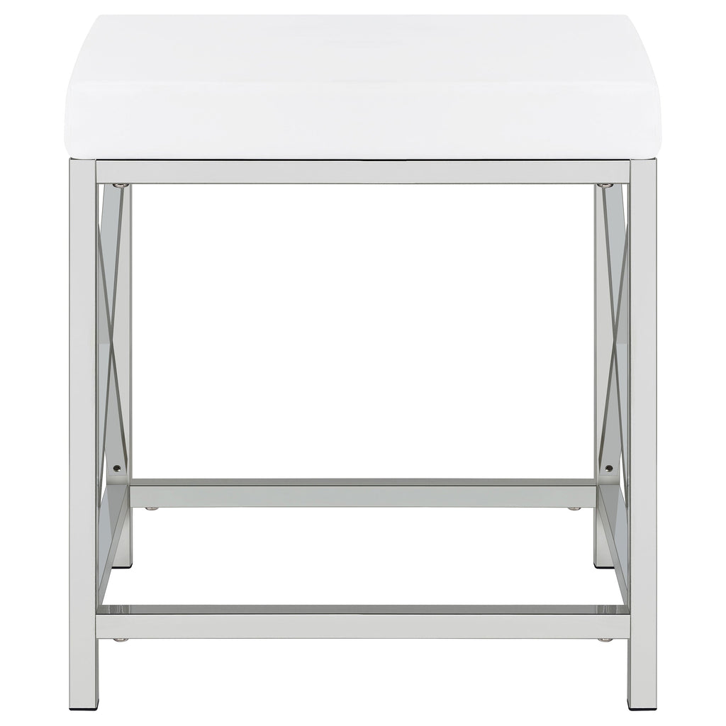 Eliza Makeup Vanity Table with LED Mirror and Stool
