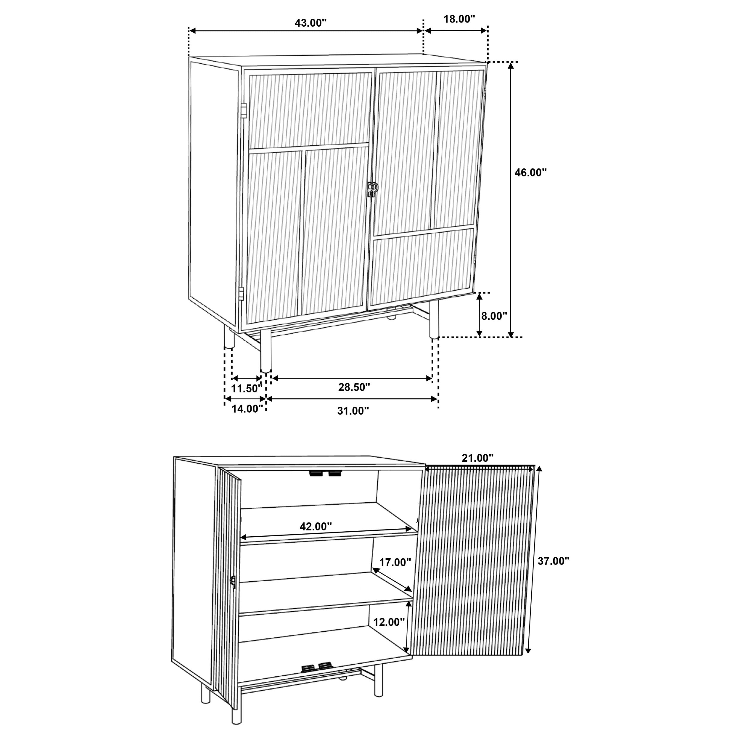 Dalia Display Cabinet