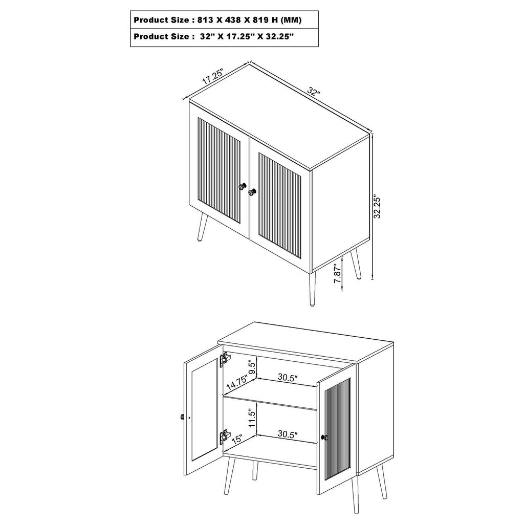 Nieta Display Cabinet