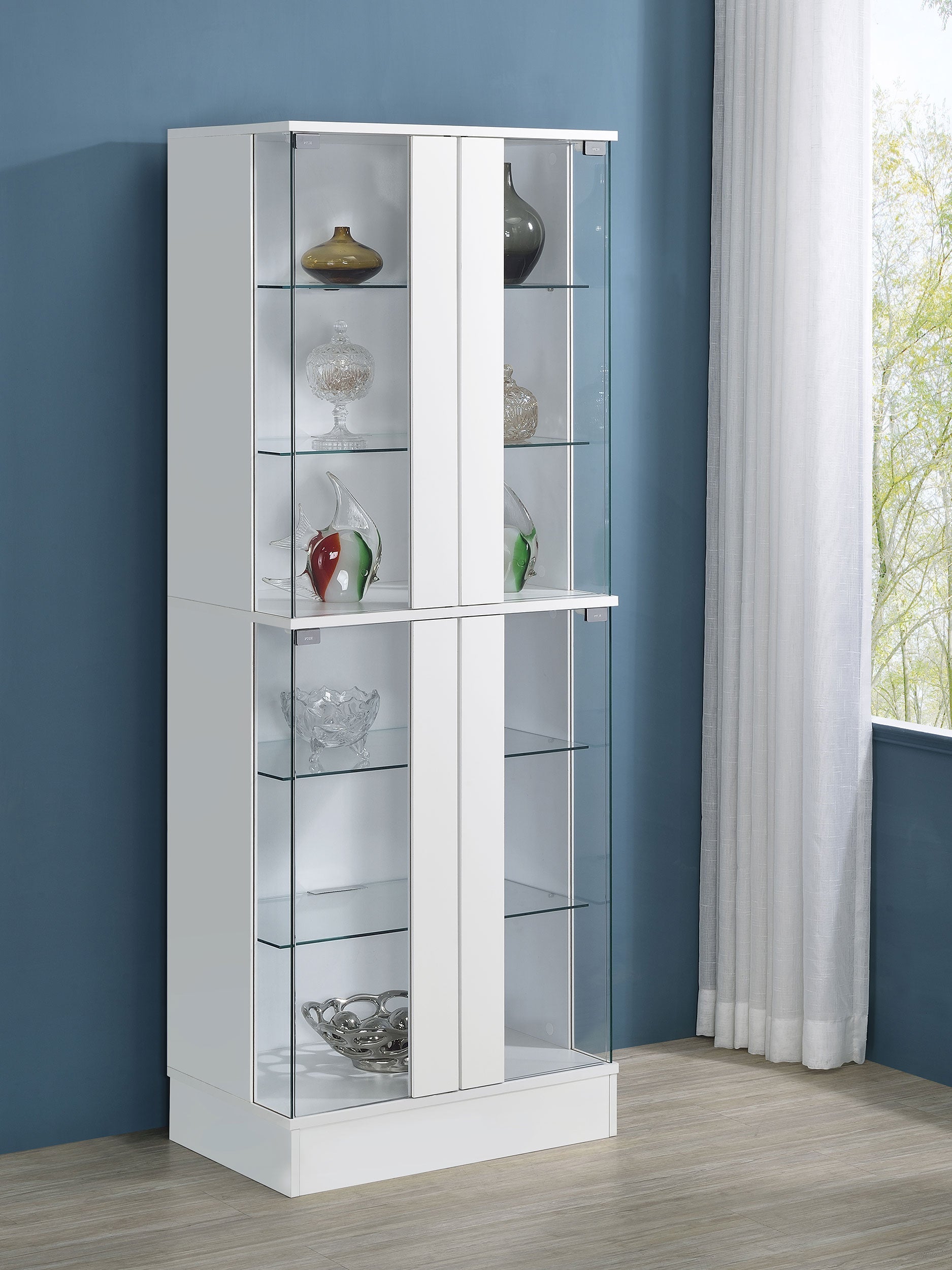 Cabra Curio Cabinet with LED Lighting