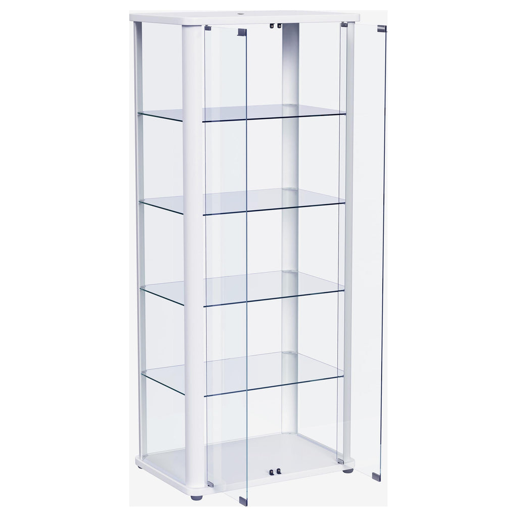 Aero Curio Cabinet with LED Lighting