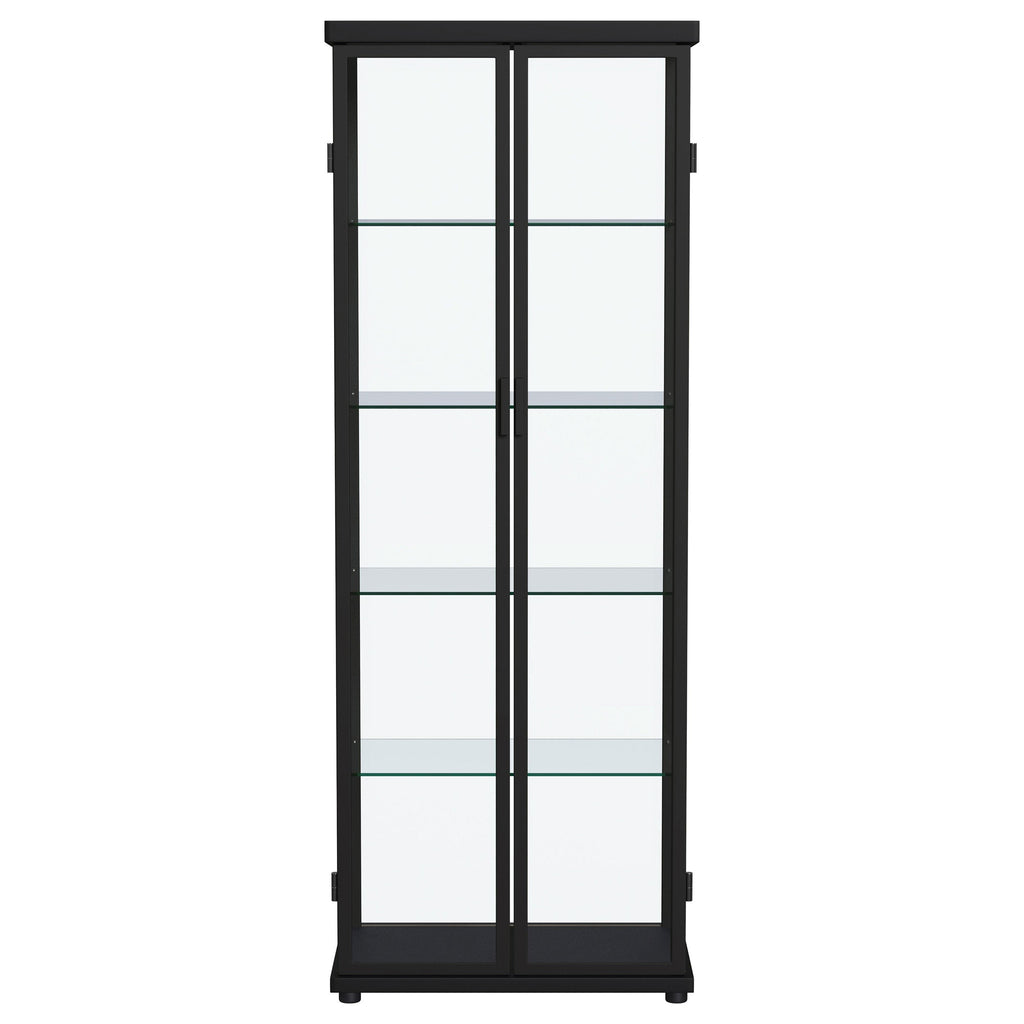 Aero Curio Cabinet with LED Lighting