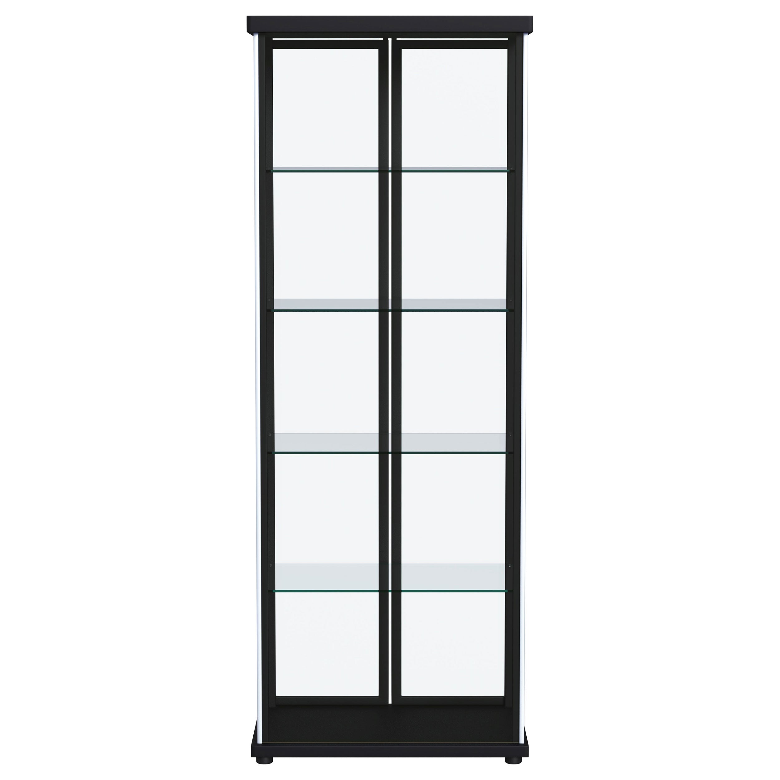 Aero Curio Cabinet with LED Lighting