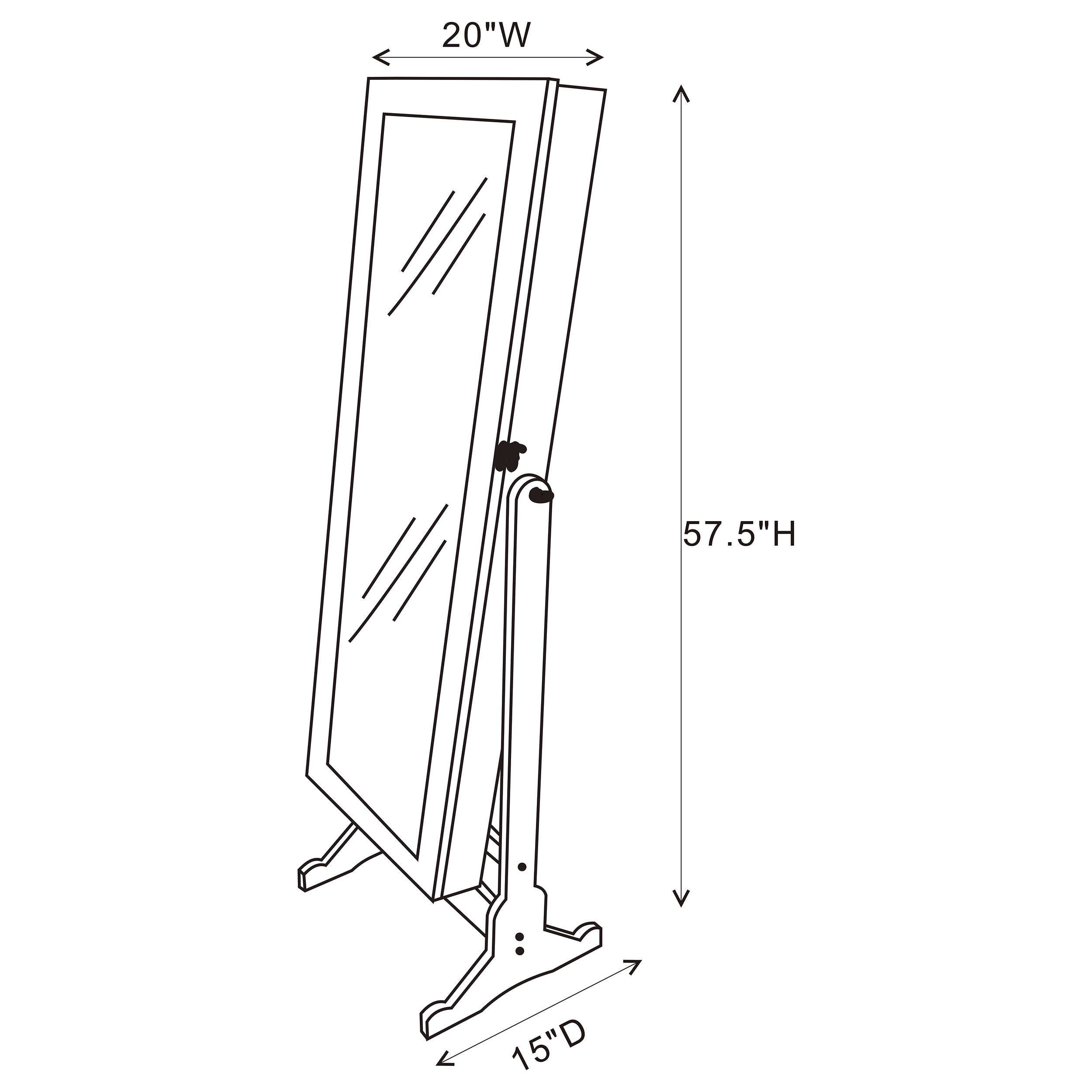Moore Jewelry Cheval Mirror