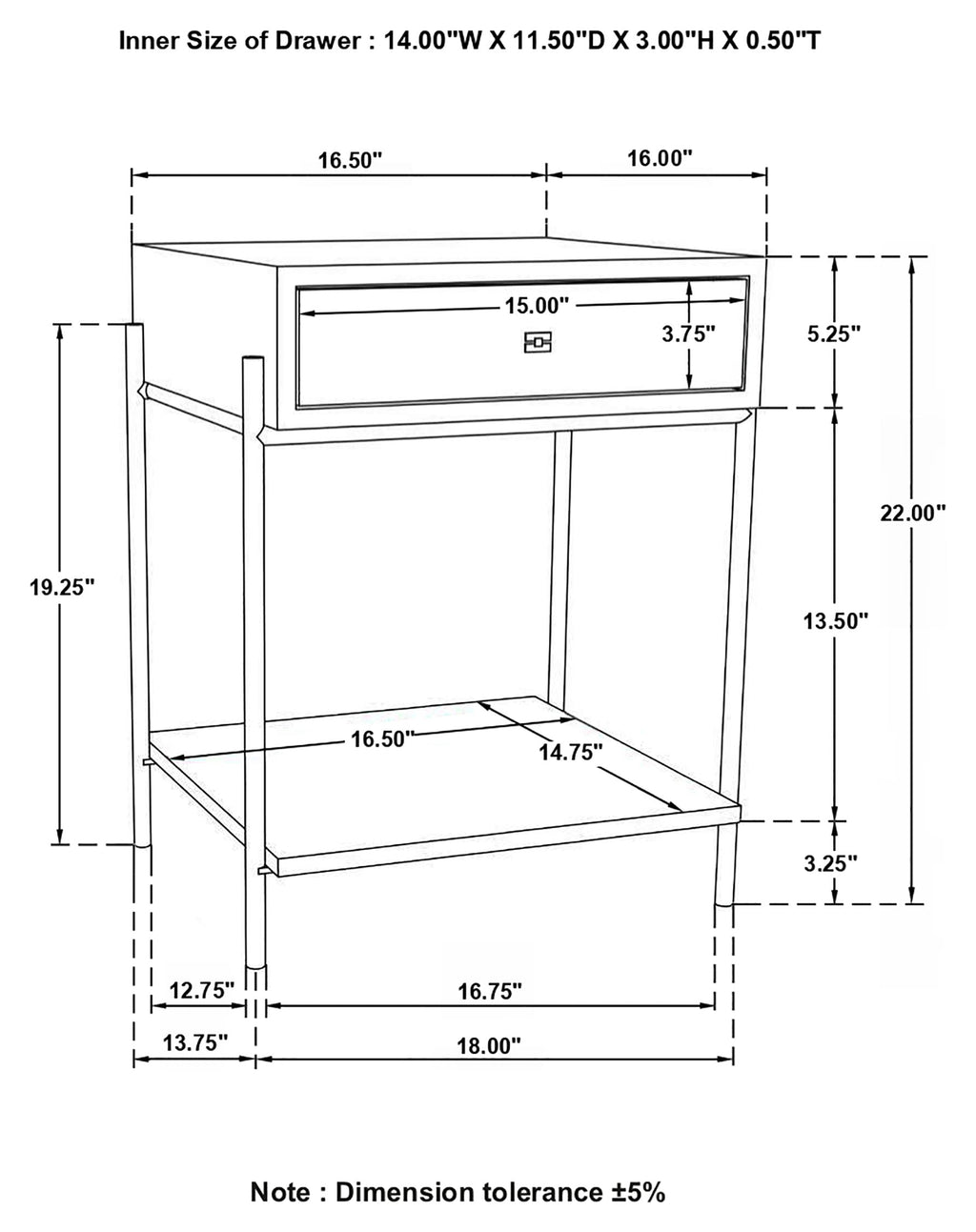 Declan Side Table