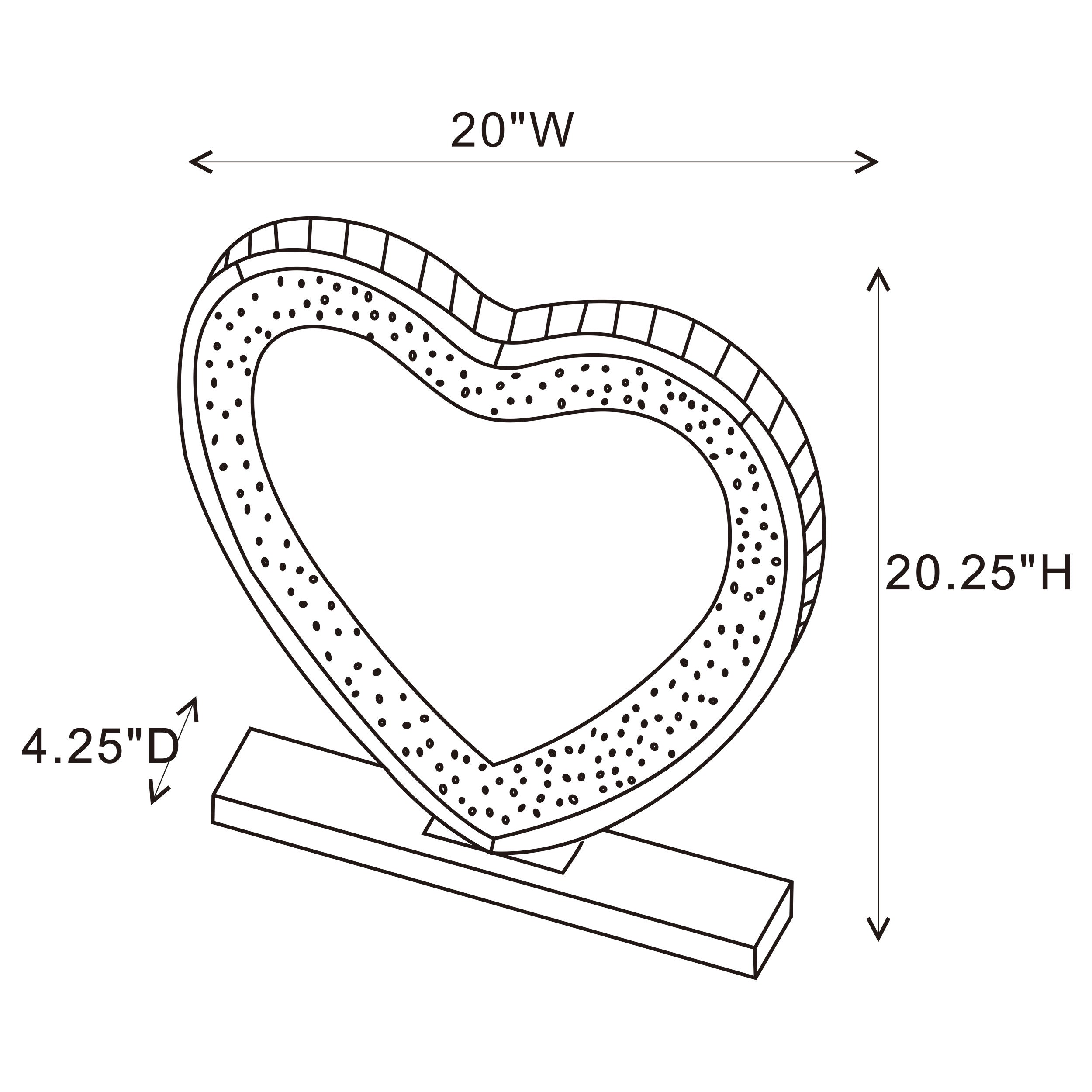 Euston Makeup Vanity LED Table Mirror