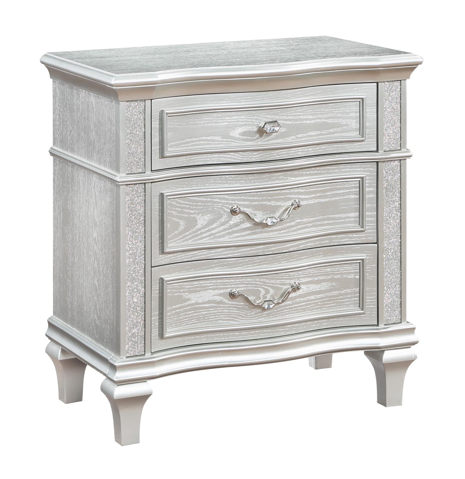 Izabella 4-piece Bedroom Set with LED