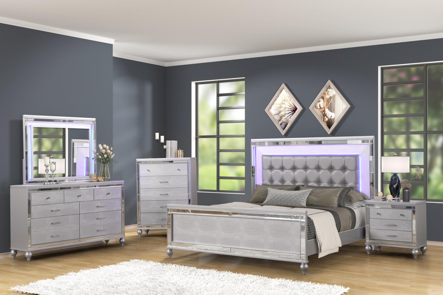 Emma Silver Bed