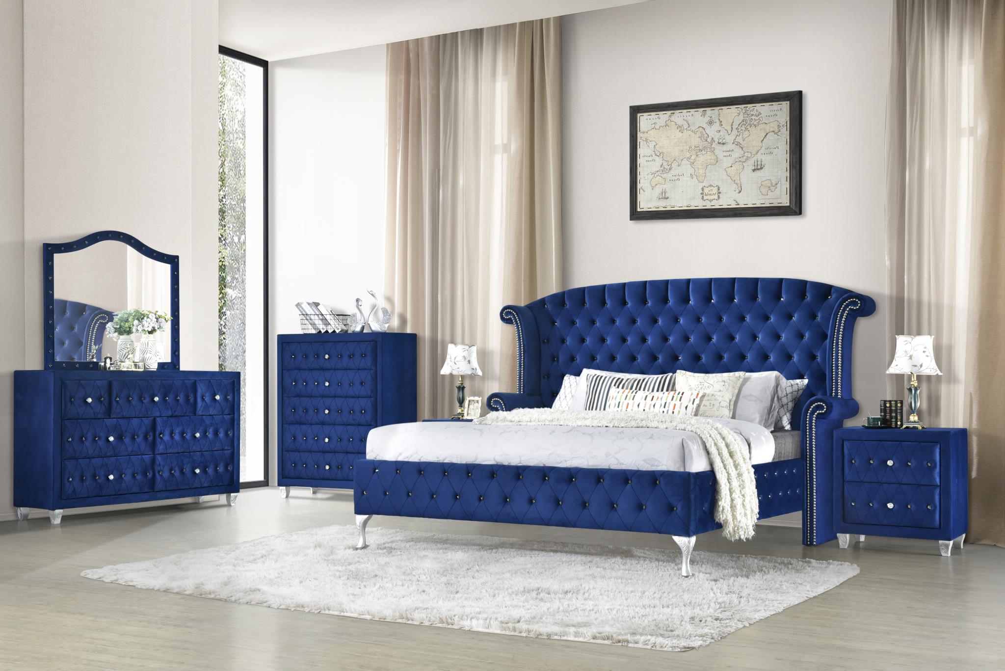 Dana Black Bed