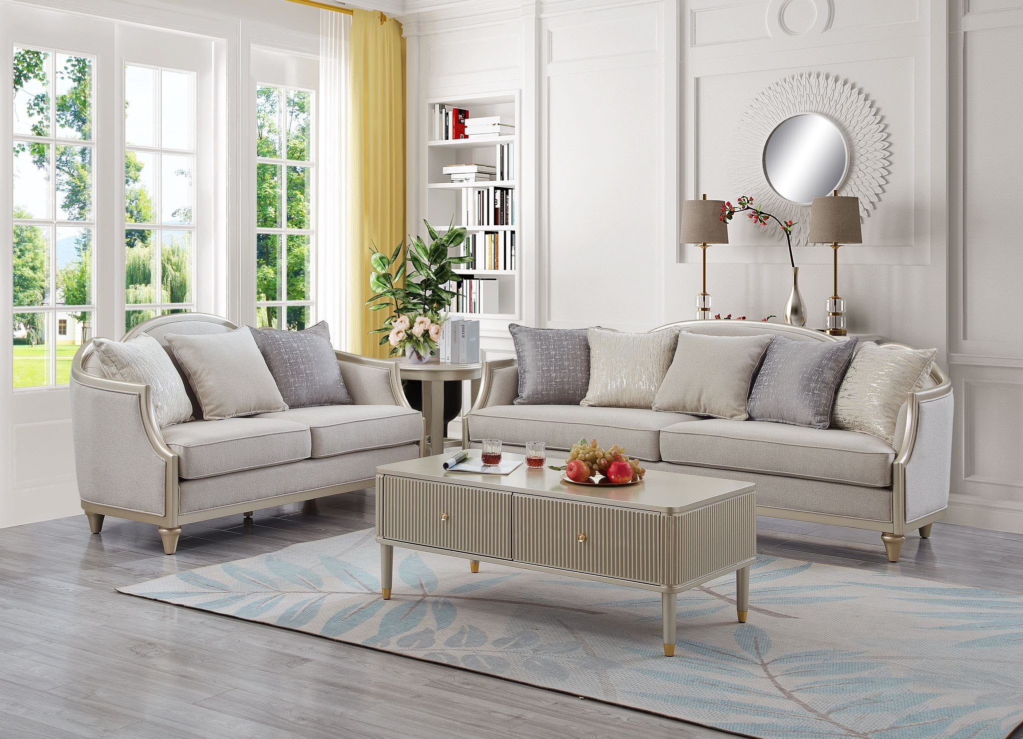Amiri Traditional Sofa & Loveseat