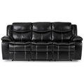 Bastrop Double Reclining Sofa in Black 8230BLK-3