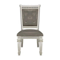 Bevelle Side Chair in Silver (Set of 2)