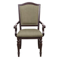 Marston Arm Chair in Dark Cherry (Set of 2)
