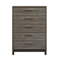 Vestavia 5 Drawer Chest in Gray 1936-9