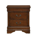 Mayville 2 Drawer Nightstand in Brown Cherry 2147-4