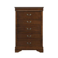 Mayville 5 Drawer Chest in Brown Cherry 2147-9