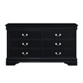 Mayville 6 Drawer Dresser in Black 2147BK-5
